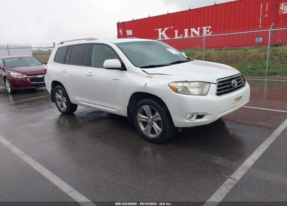2008 TOYOTA HIGHLANDER SPORT VIN: JTEES43A382075153
