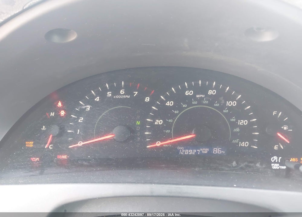 2008 TOYOTA CAMRY VIN: 4T1BE46K58U778501