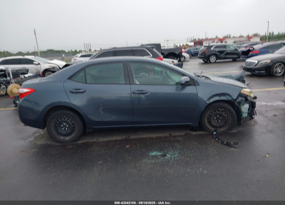 2015 TOYOTA COROLLA VIN: 2T1BURHE8FC304080