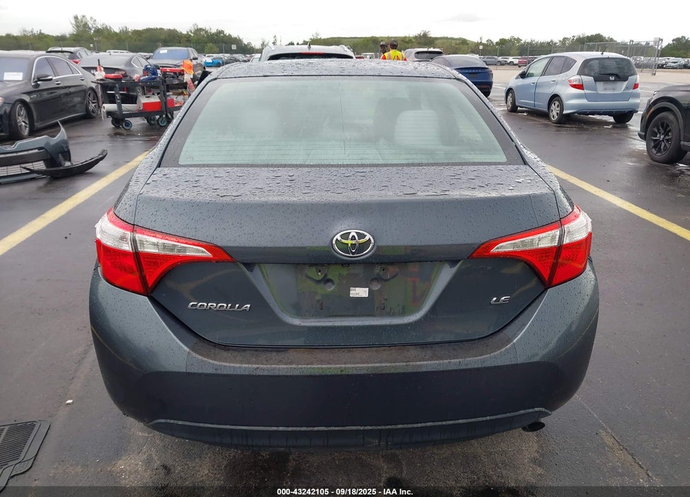 2015 TOYOTA COROLLA VIN: 2T1BURHE8FC304080