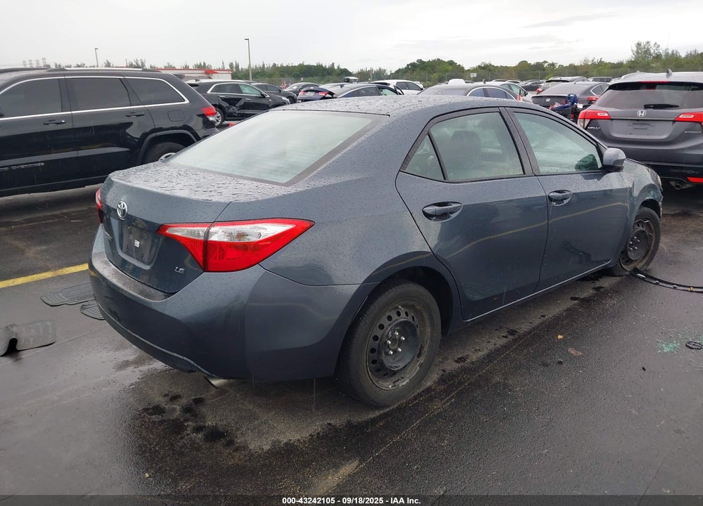 2015 TOYOTA COROLLA VIN: 2T1BURHE8FC304080
