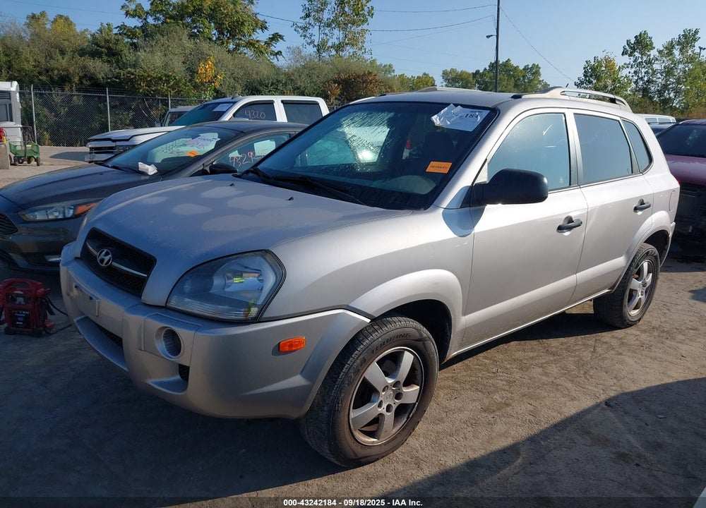 2005 HYUNDAI TUCSON GL VIN: KM8JM12B45U093016