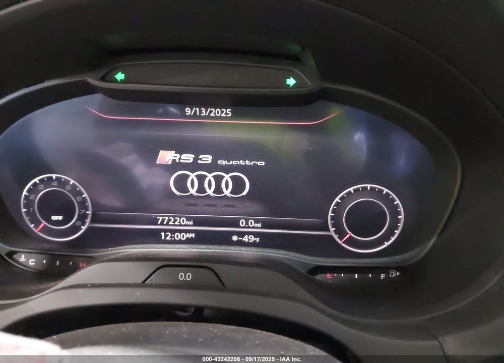 2019 AUDI RS3 VIN: WUABWGFF0KA901705