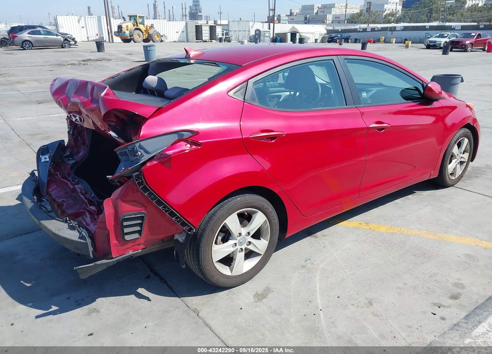 2013 HYUNDAI ELANTRA VIN: KMHDH4AE9DU011343