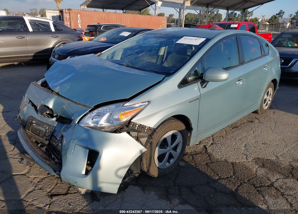 2014 TOYOTA PRIUS VIN: JTDKN3DU1E1752378