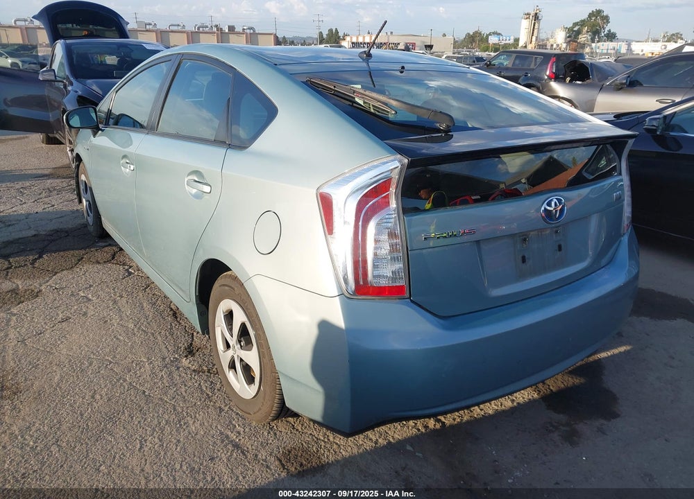 2014 TOYOTA PRIUS VIN: JTDKN3DU1E1752378