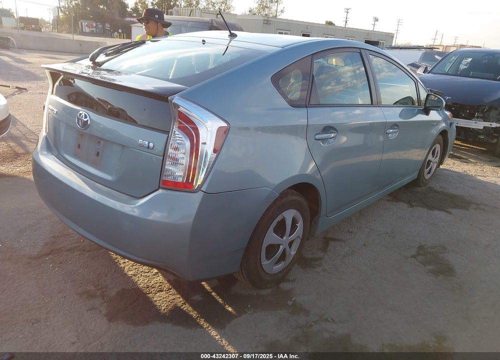 2014 TOYOTA PRIUS VIN: JTDKN3DU1E1752378