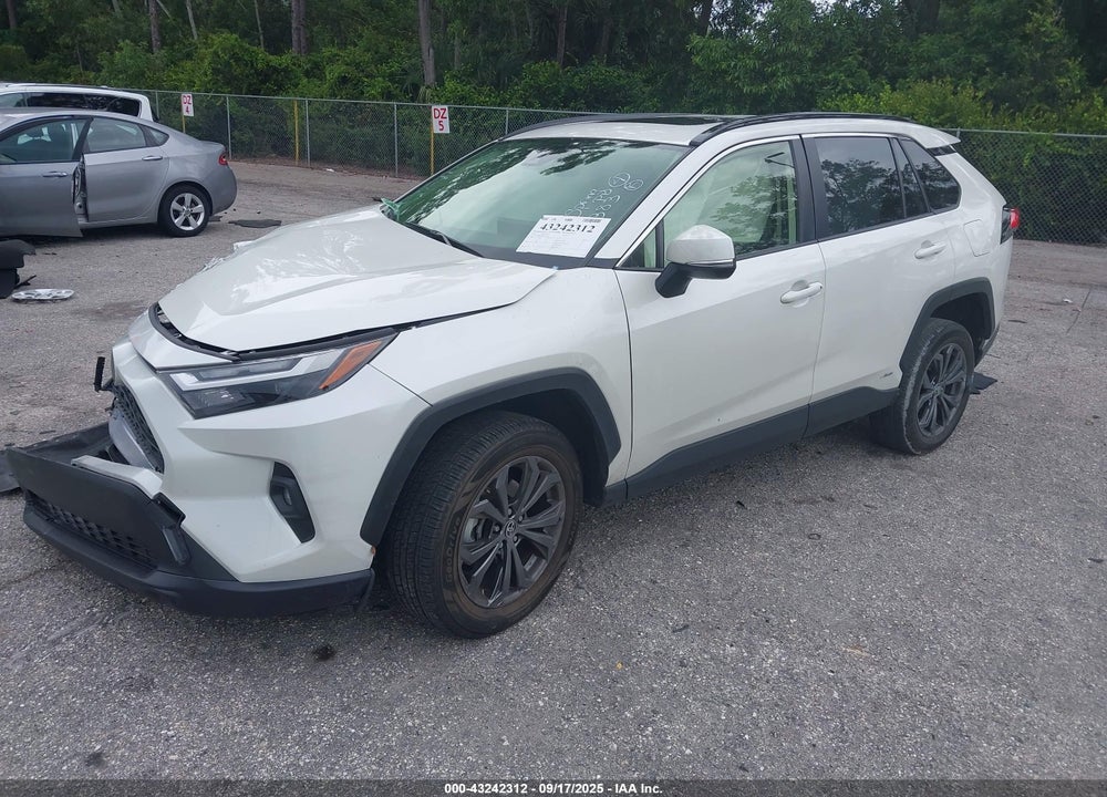 2022 TOYOTA RAV4 HYBRID XLE PREMIUM VIN: JTMB6RFV5ND074383