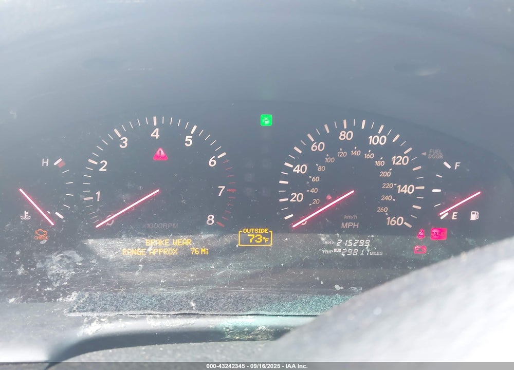 2002 LEXUS LS 430 VIN: JTHBN30F920089620