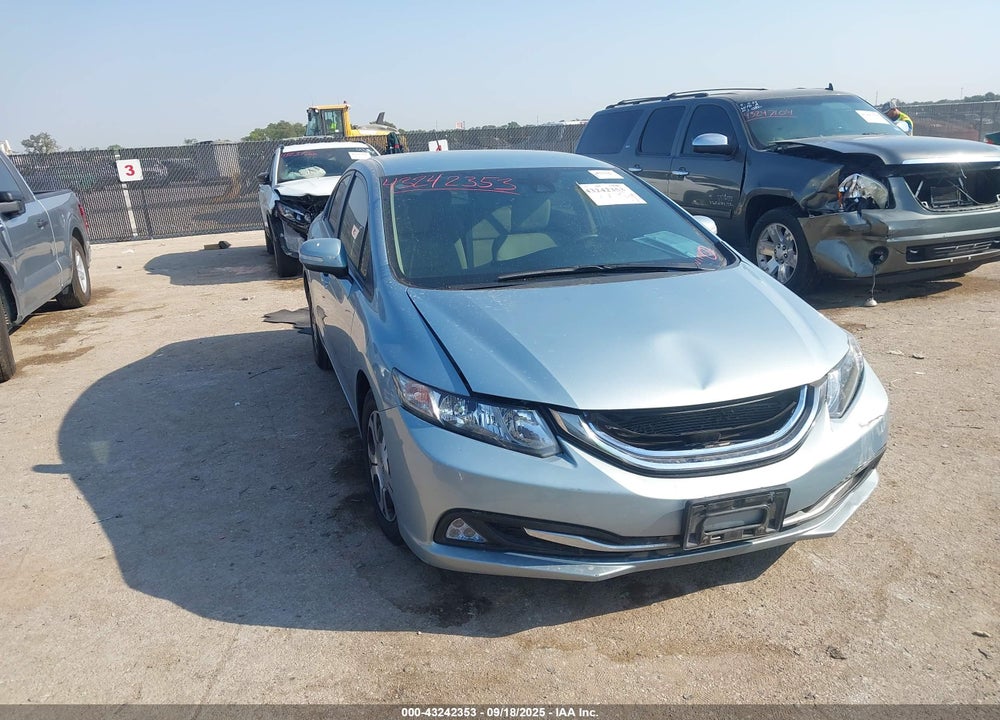 2013 HONDA CIVIC HYBRID VIN: 19XFB4F23DE000513