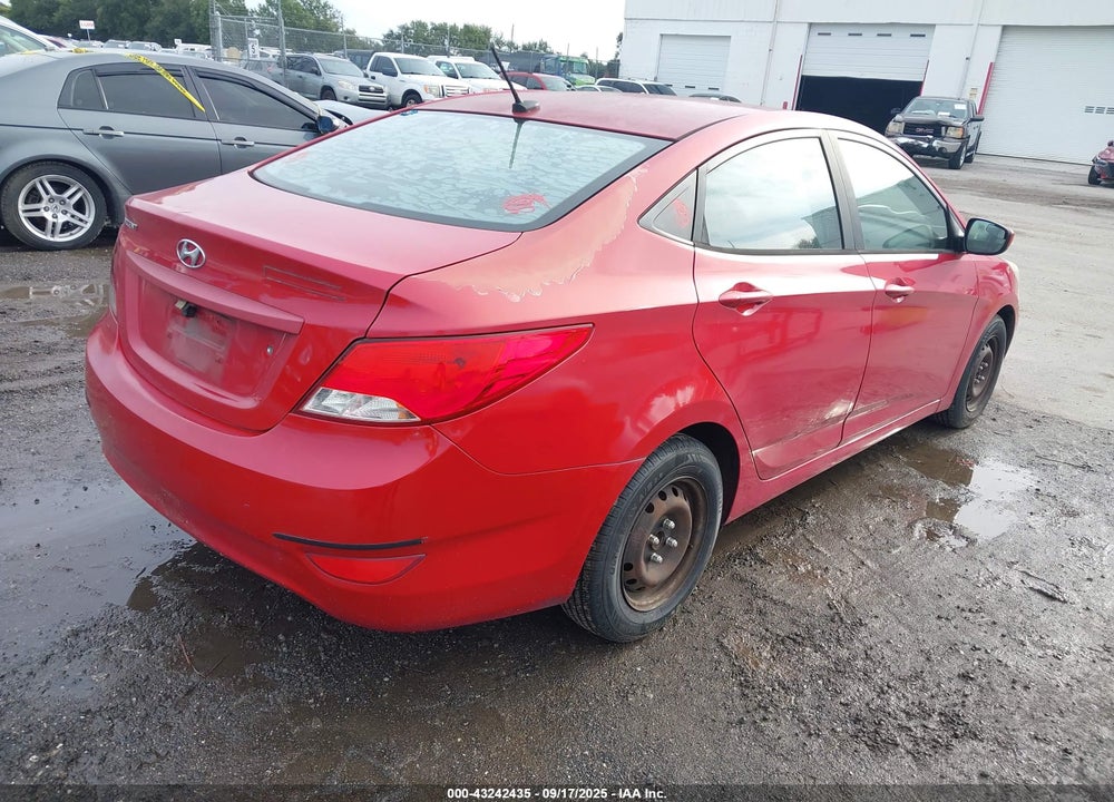 2016 HYUNDAI ACCENT VIN: KMHCT4AE5GU012066