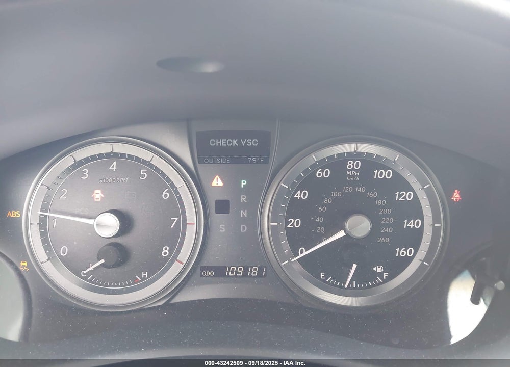 2009 LEXUS ES 350 VIN: JTHBJ46G292336377