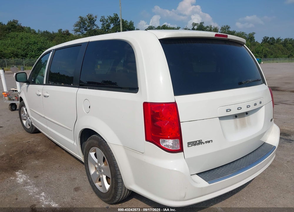 2013 DODGE GRAND CARAVAN SE VIN: 2C4RDGBG5DR762542