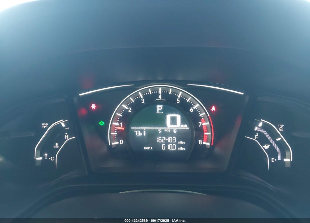 2016 HONDA CIVIC VIN: 2HGFC2F58GH527047