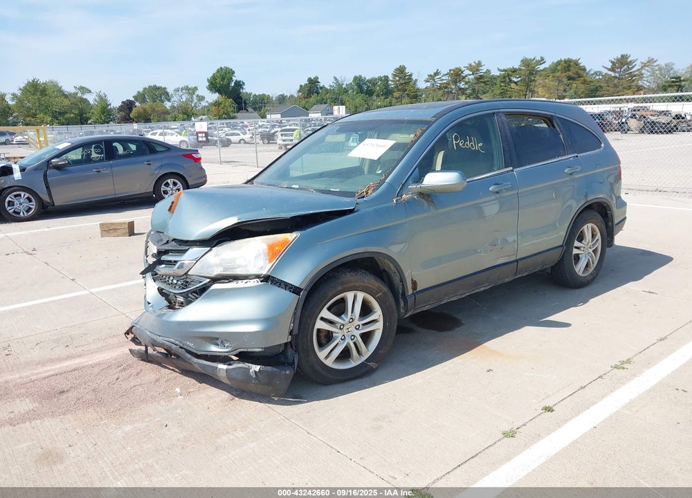 2010 HONDA CR-V EX-L VIN: 5J6RE4H7XAL101039