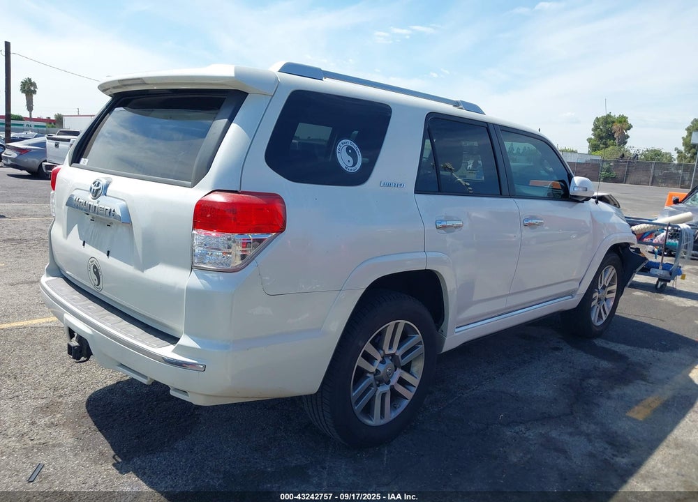 2013 TOYOTA 4RUNNER LIMITED VIN: JTEBU5JRXD5137393