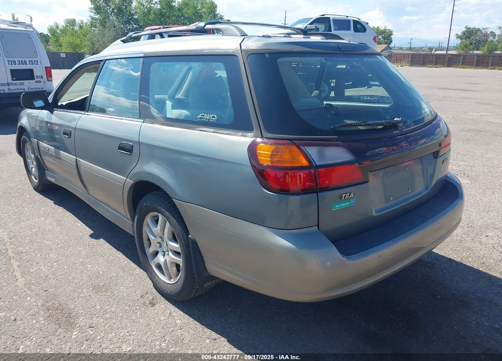 2001 SUBARU OUTBACK VIN: 4S3BH675516627023