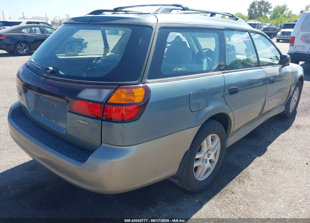 2001 SUBARU OUTBACK VIN: 4S3BH675516627023