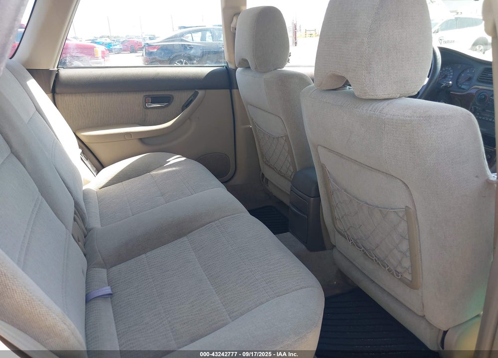 2001 SUBARU OUTBACK VIN: 4S3BH675516627023