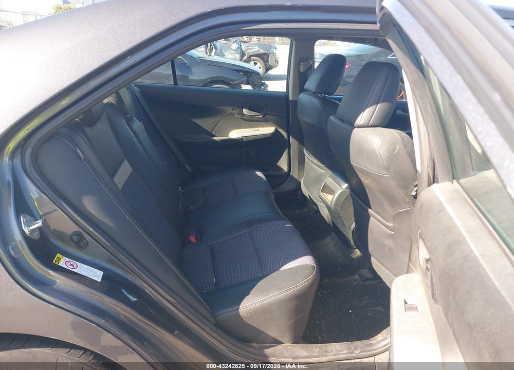 2012 TOYOTA CAMRY SE VIN: 4T1BF1FK6CU093654