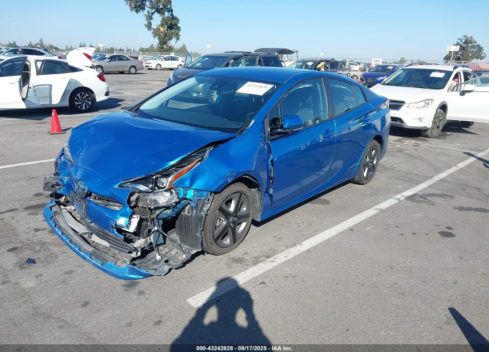 2019 TOYOTA PRIUS VIN: JTDKARFU7K3088258