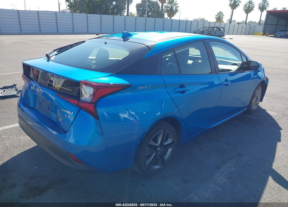 2019 TOYOTA PRIUS VIN: JTDKARFU7K3088258