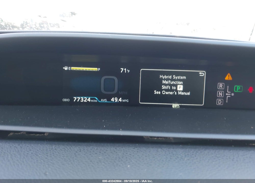 2016 TOYOTA PRIUS TWO VIN: JTDKBRFUXG3003899
