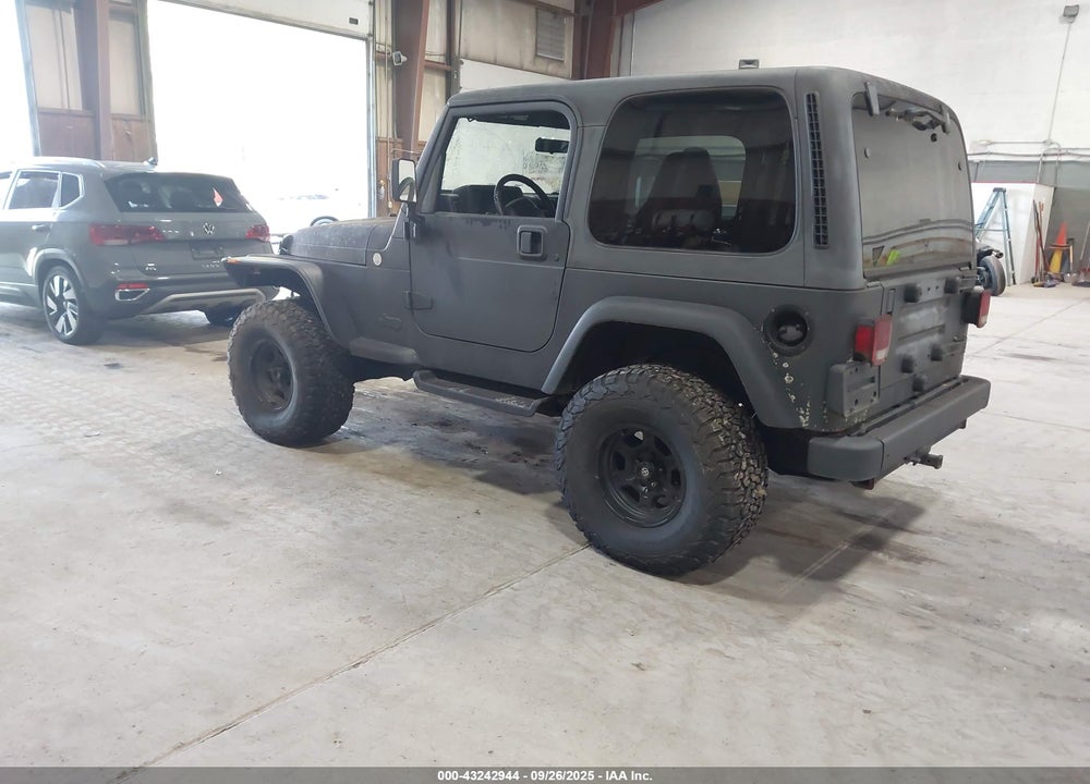 2000 JEEP WRANGLER SPORT VIN: 1J4FA49S4YP753434