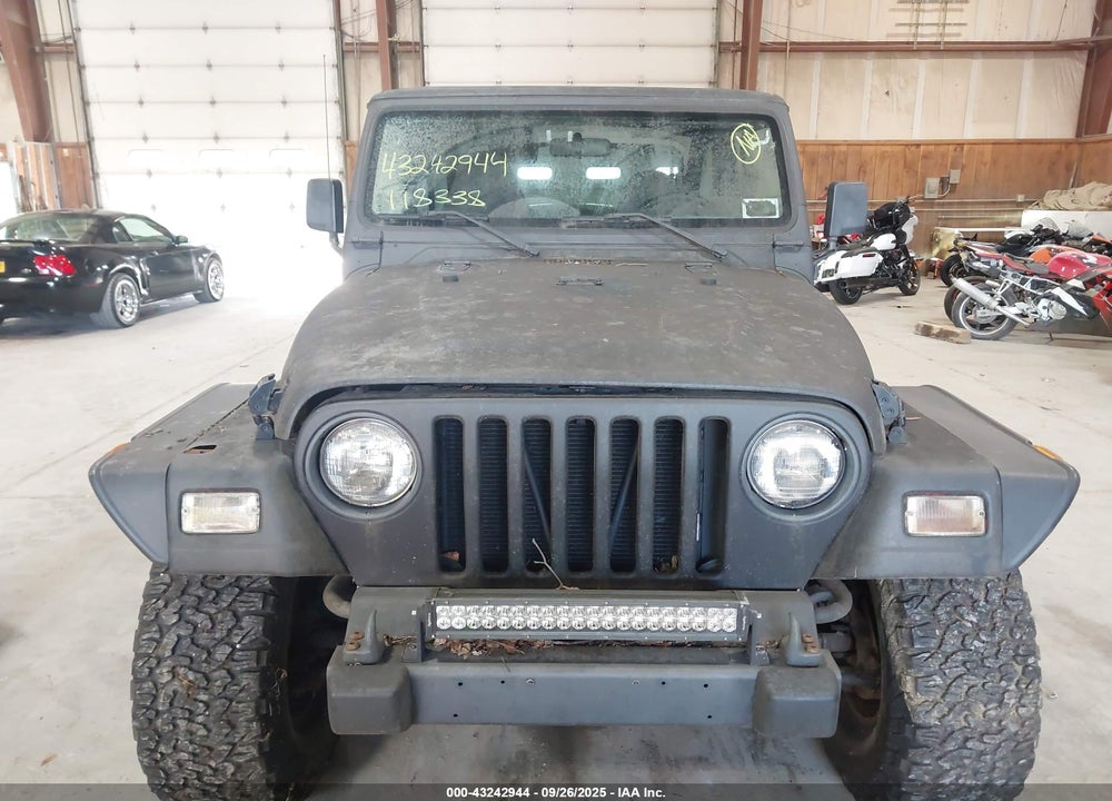 2000 JEEP WRANGLER SPORT VIN: 1J4FA49S4YP753434