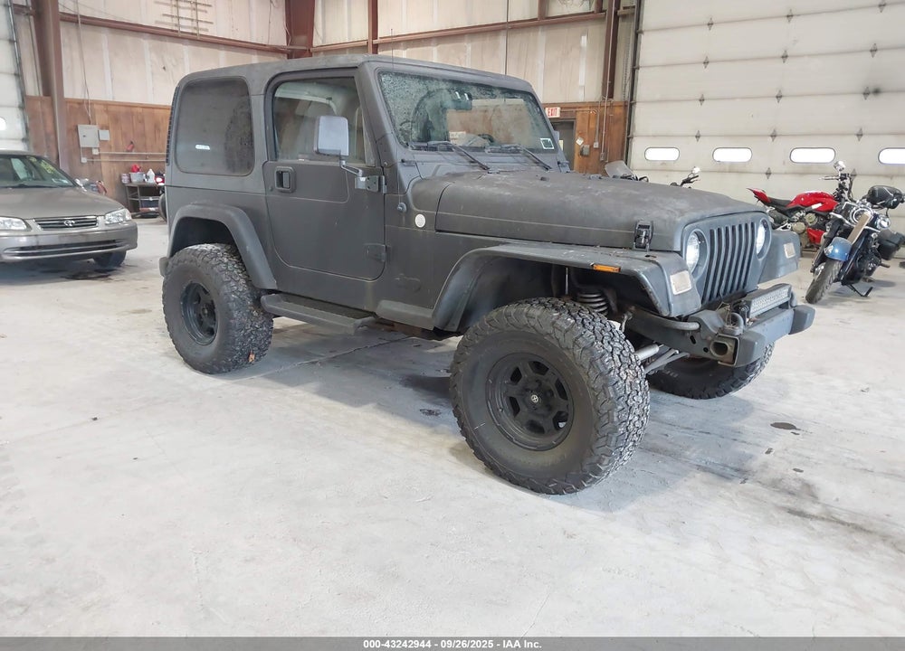 2000 JEEP WRANGLER SPORT VIN: 1J4FA49S4YP753434