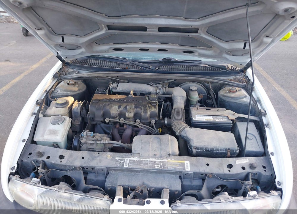 1997 SATURN SL SL1 VIN: 1G8ZG5283VZ263518