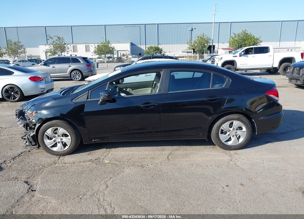 2015 HONDA CIVIC LX VIN: 2HGFB2F52FH527806