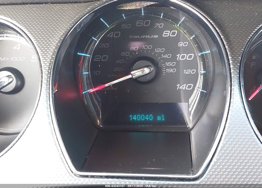 2012 FORD TAURUS SEL VIN: 1FAHP2EW2CG139040