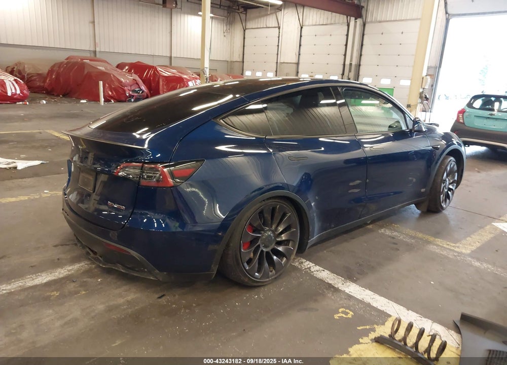 2021 TESLA MODEL Y PERFORMANCE DUAL MOTOR ALL-WHEEL DRIVE VIN: 5YJYGDEF9MF230520
