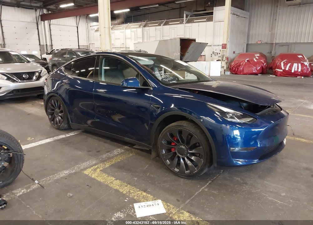 2021 TESLA MODEL Y PERFORMANCE DUAL MOTOR ALL-WHEEL DRIVE VIN: 5YJYGDEF9MF230520