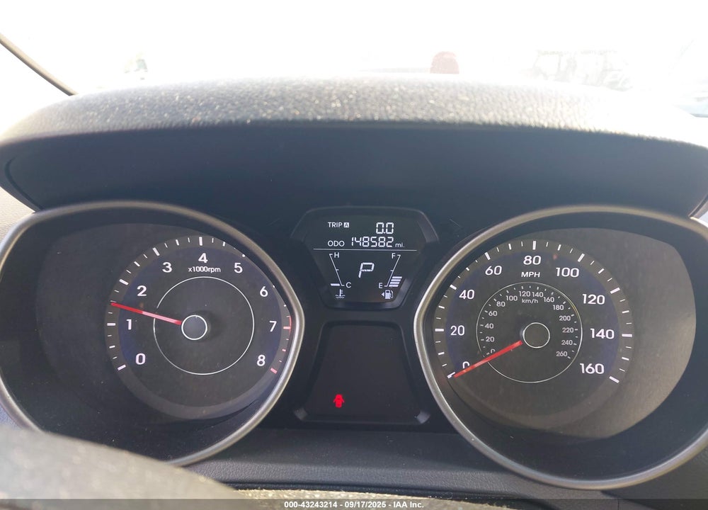 2013 HYUNDAI ELANTRA LIMITED VIN: 5NPDH4AE8DH315858