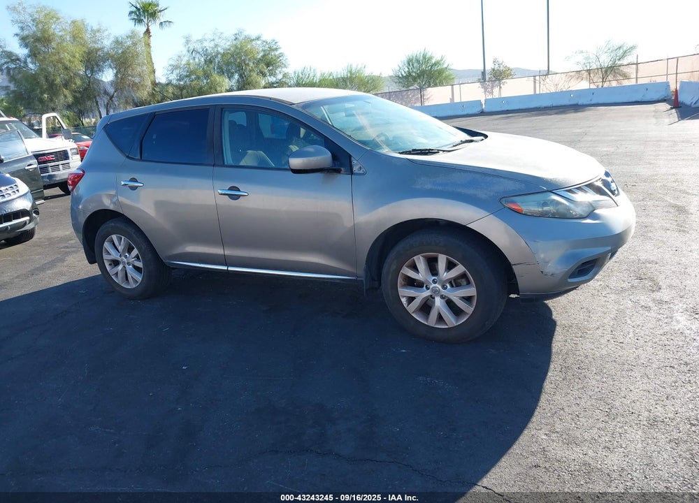 2012 NISSAN MURANO S VIN: JN8AZ1MU2CW119235