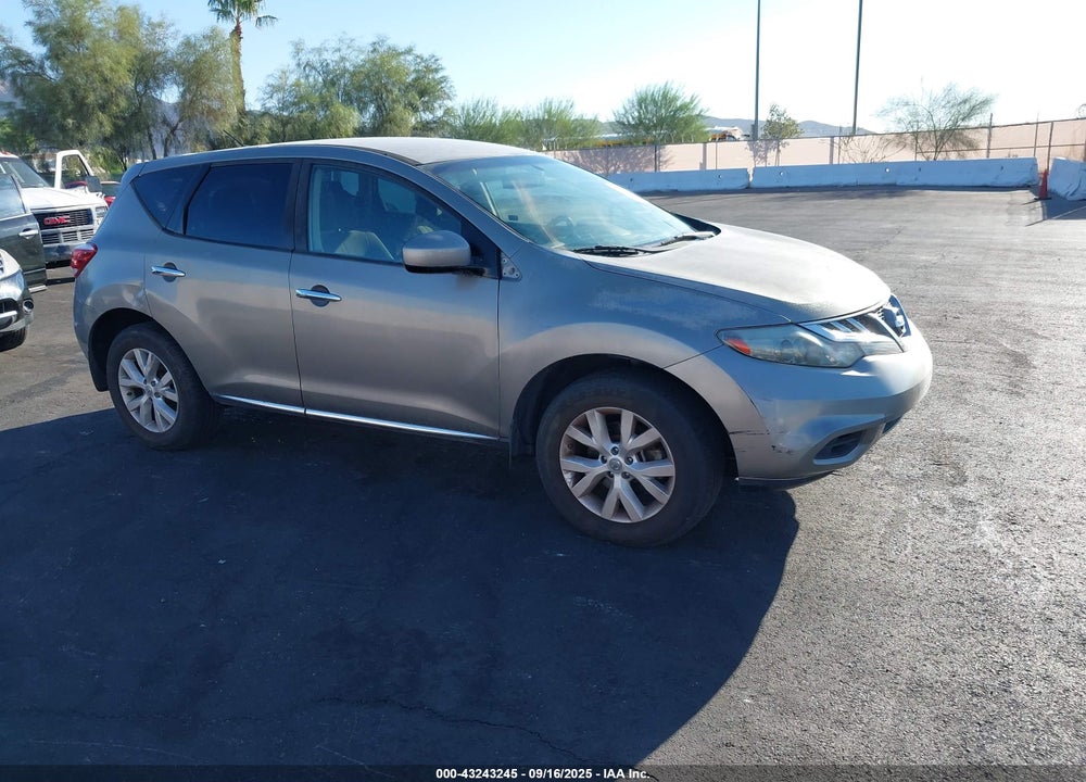 2012 NISSAN MURANO S VIN: JN8AZ1MU2CW119235