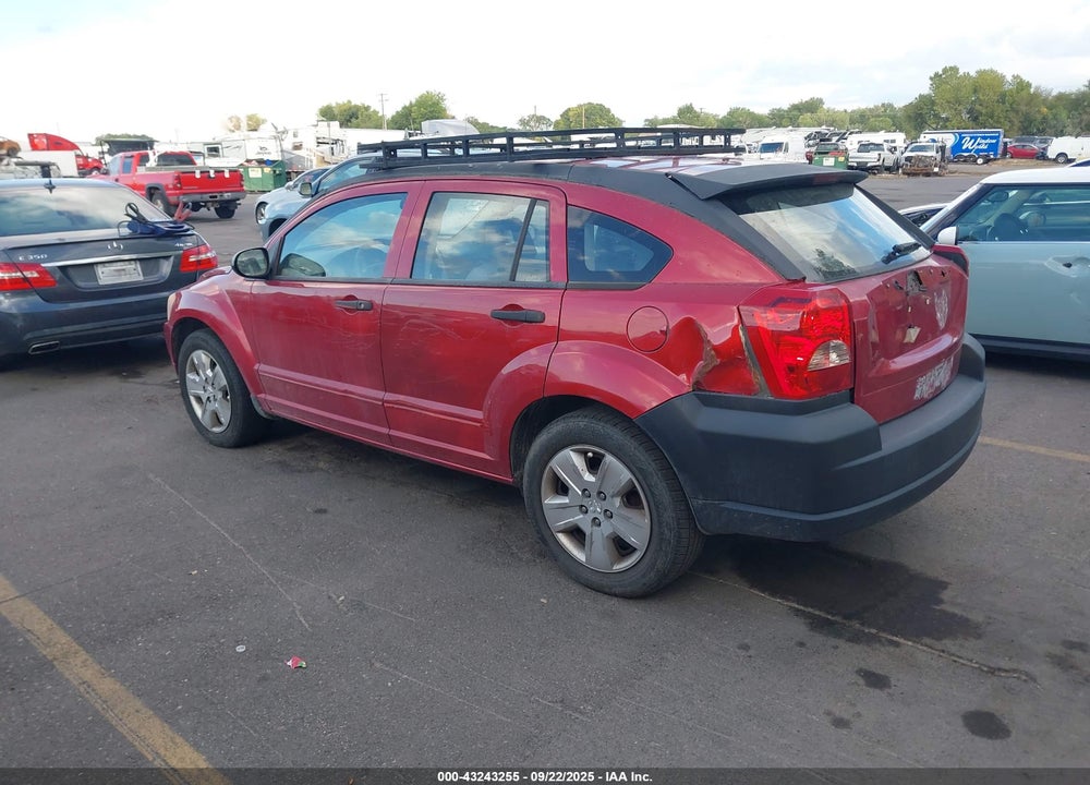 2007 DODGE CALIBER SXT VIN: 1B3HB48B77D526317