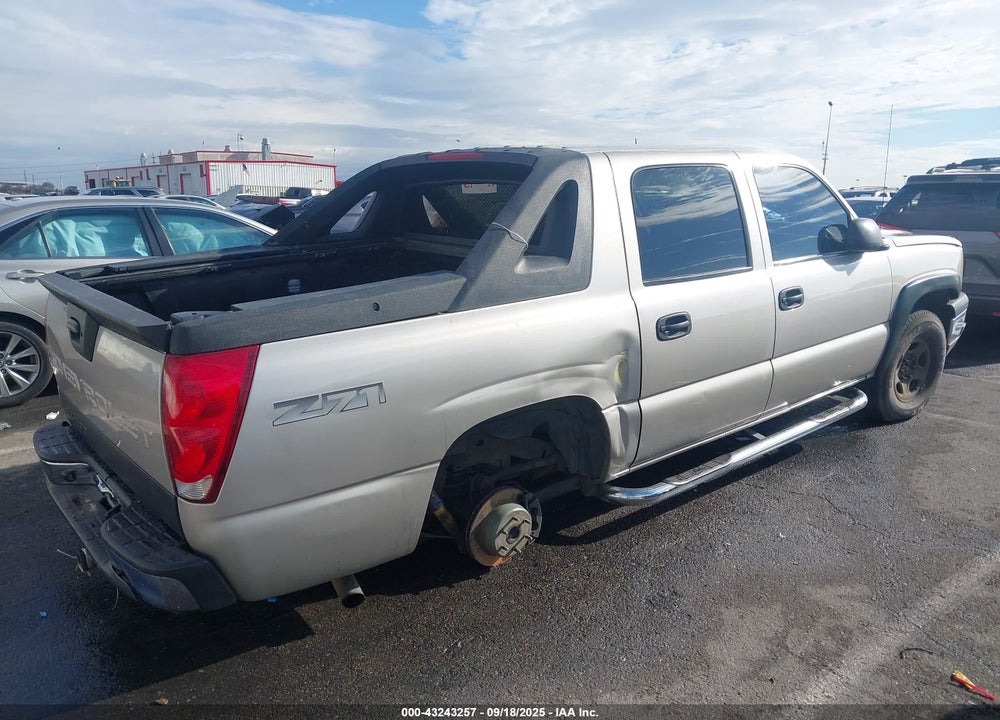 2004 CHEVROLET AVALANCHE 1500 VIN: 3GNEK12T54G122214