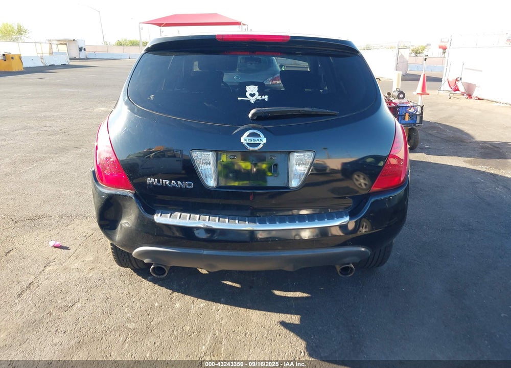 2007 NISSAN MURANO S VIN: JN8AZ08T37W524344