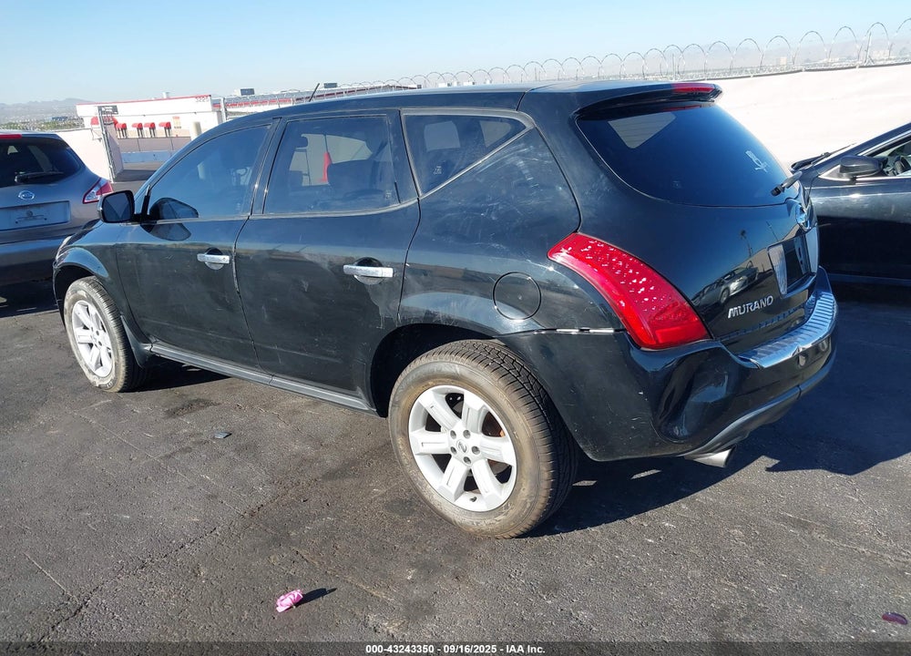 2007 NISSAN MURANO S VIN: JN8AZ08T37W524344