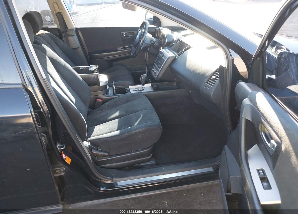 2007 NISSAN MURANO S VIN: JN8AZ08T37W524344