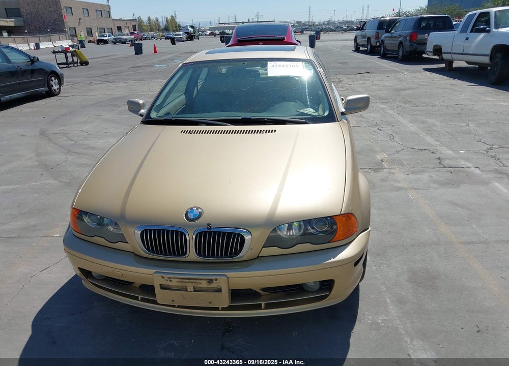 2001 BMW 325CI VIN: WBABN33431JW57832