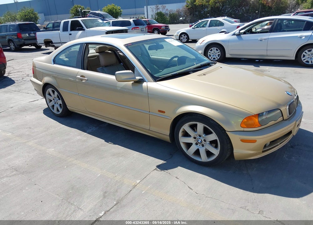 2001 BMW 325CI VIN: WBABN33431JW57832