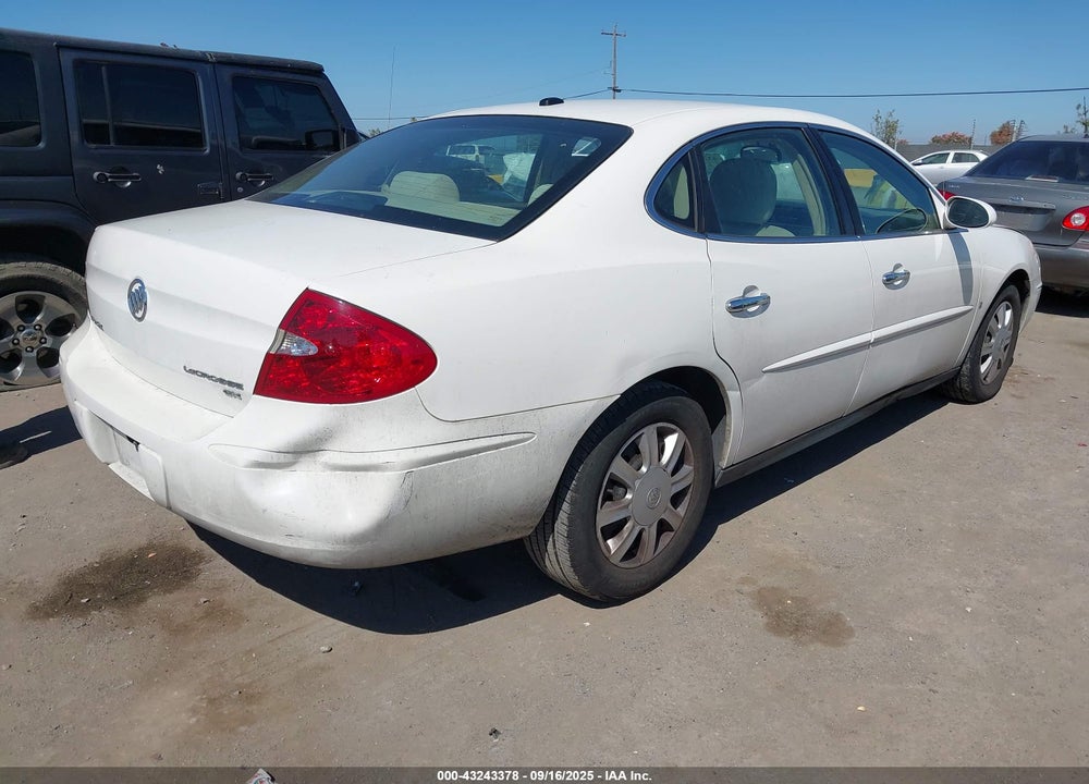2006 BUICK LACROSSE CX VIN: 2G4WC582061168914