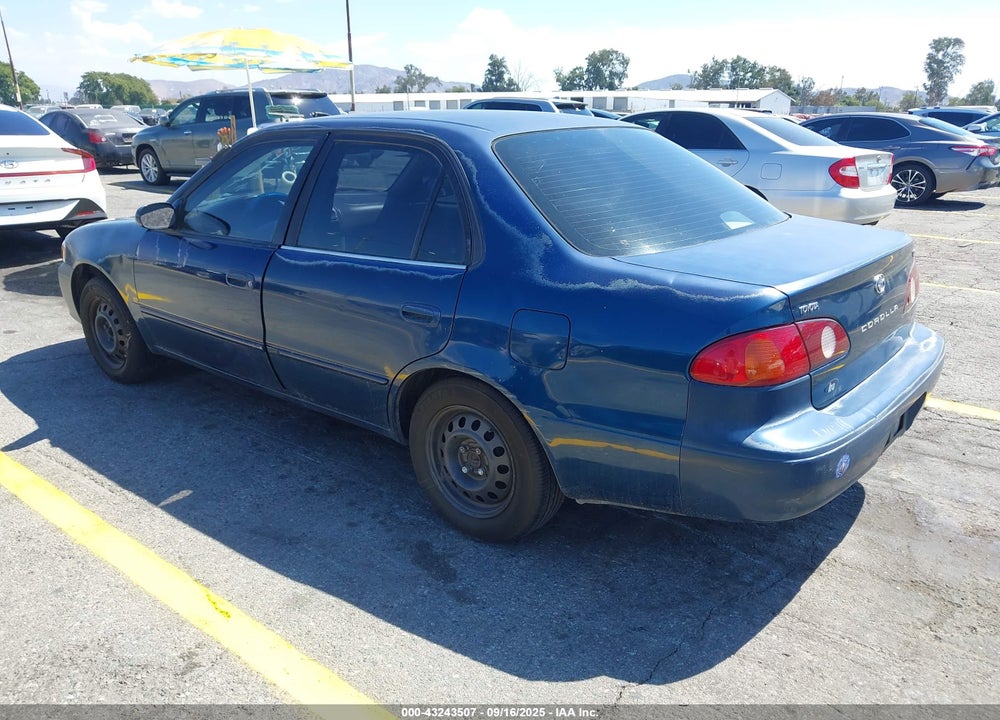 2001 TOYOTA COROLLA LE VIN: 2T1BR12E71C421556