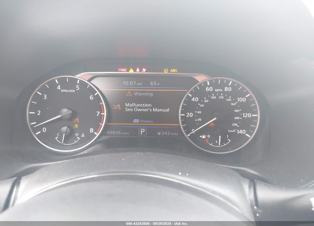 2022 NISSAN ALTIMA VIN: 1N4BL4CVXNN403563