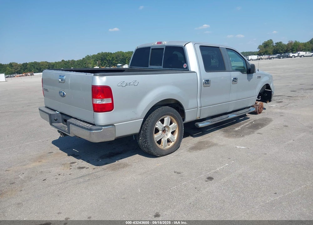 2008 FORD F-150 60TH ANNIVERSARY/FX4/KING RANCH/LARIAT/XLT VIN: 1FTPW14V58FB57704