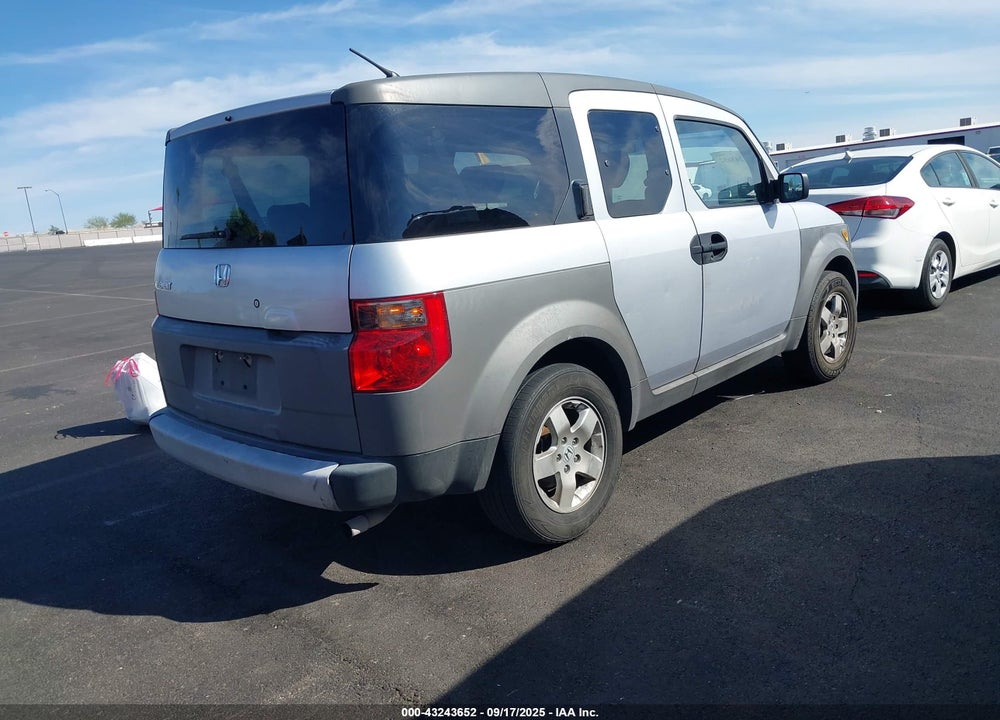 2004 HONDA ELEMENT EX VIN: 5J6YH18584L010100